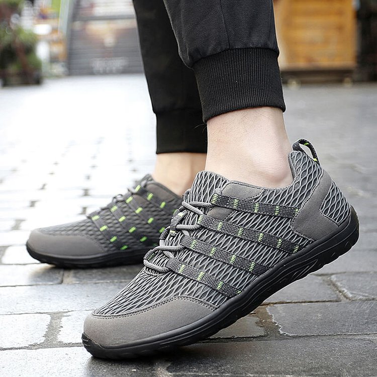 Couple Lace-Up Mesh Sneakers