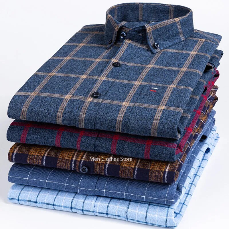 Everett Cotton Plaid Shirt