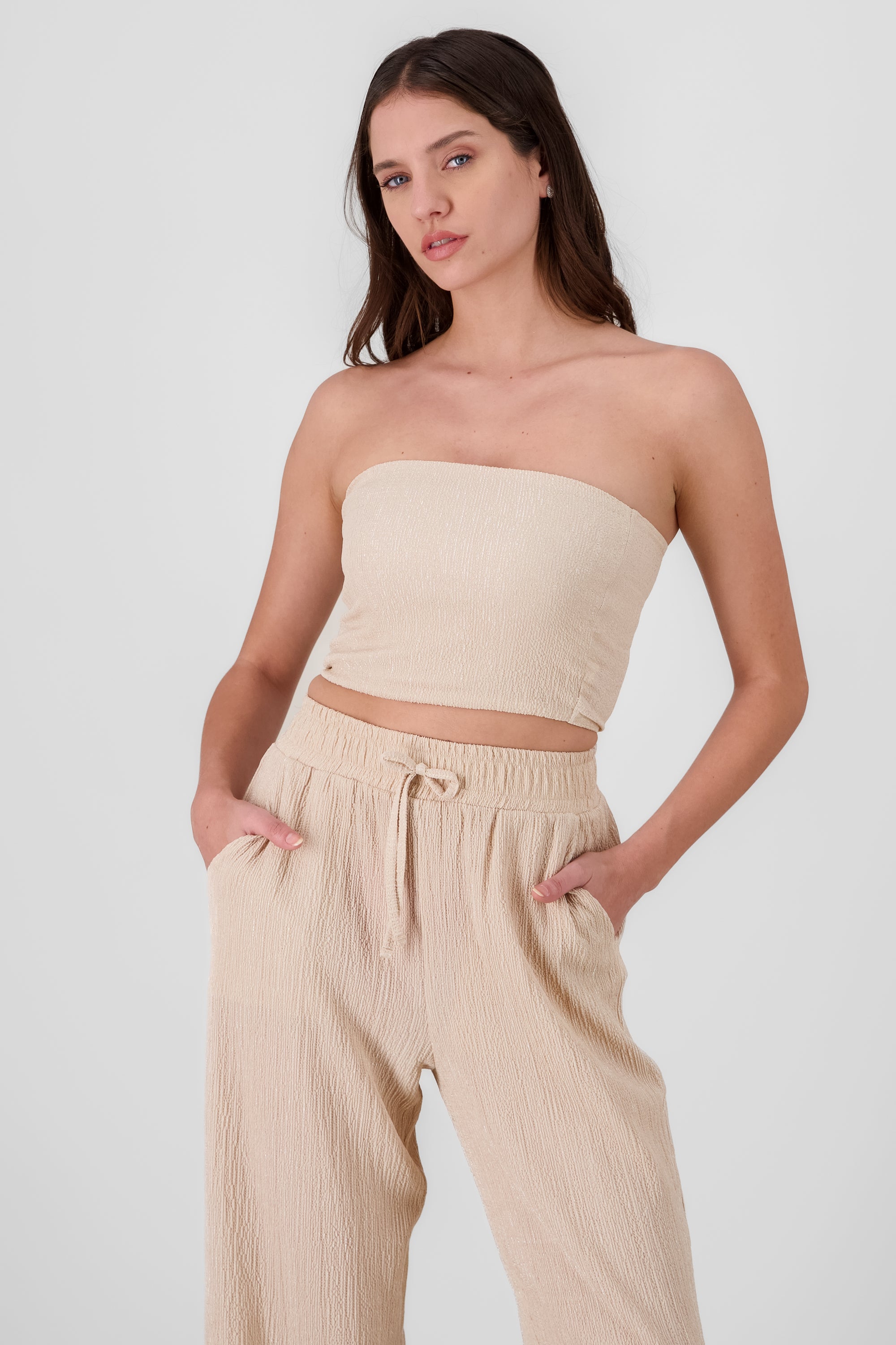 Textured Bandana Top