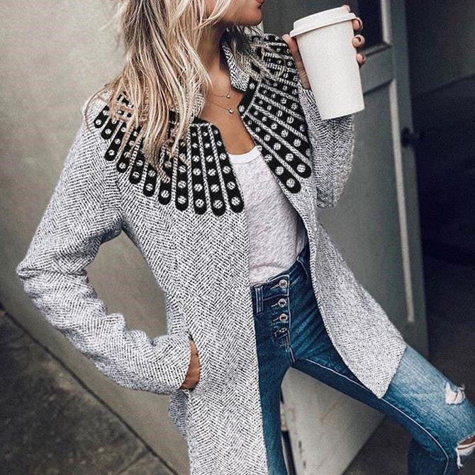 Thick Short Woolen Coat for Autumn and Winter