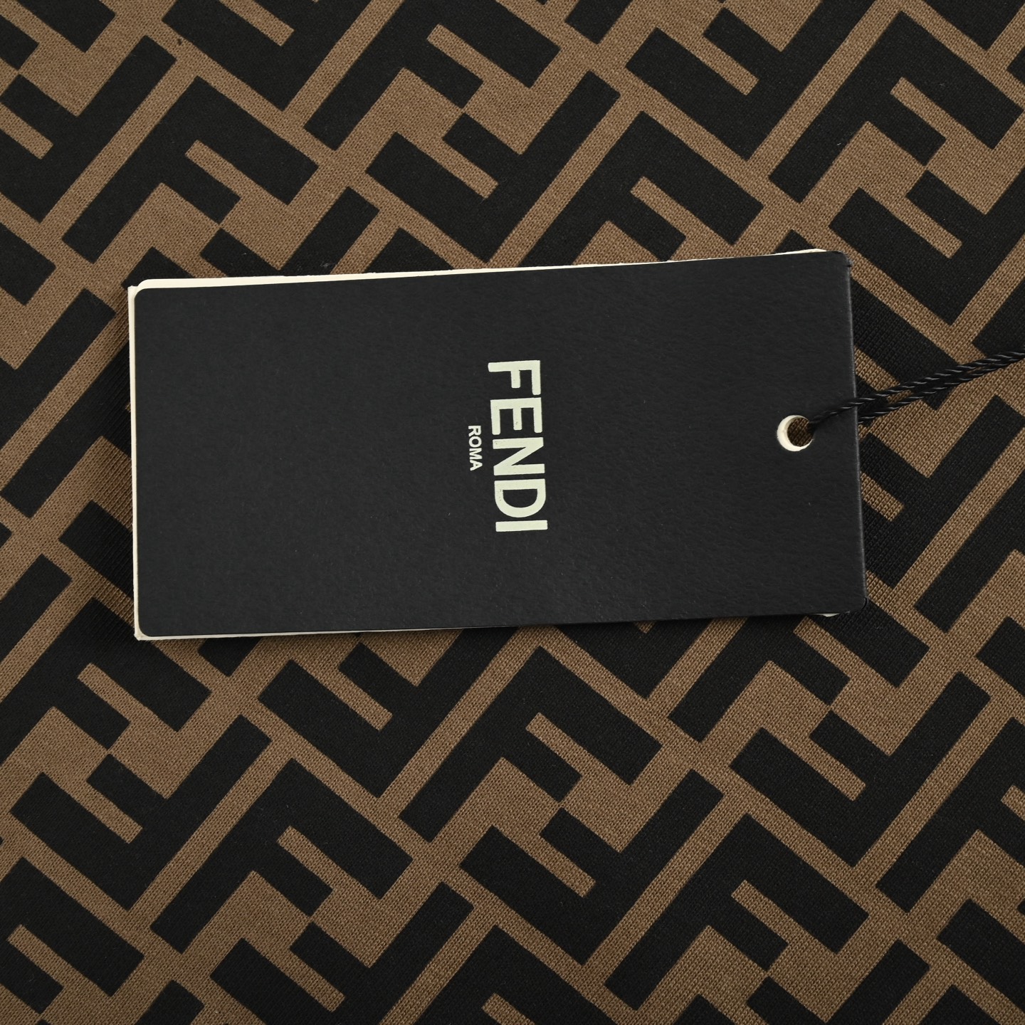 Fendi contrasting FF print short sleeves