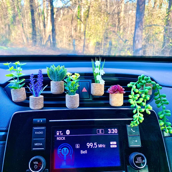 (🔥Last Day 60% OFF)-[2023 HOT SALE] 3D Plants Shape Car Perfume Clip