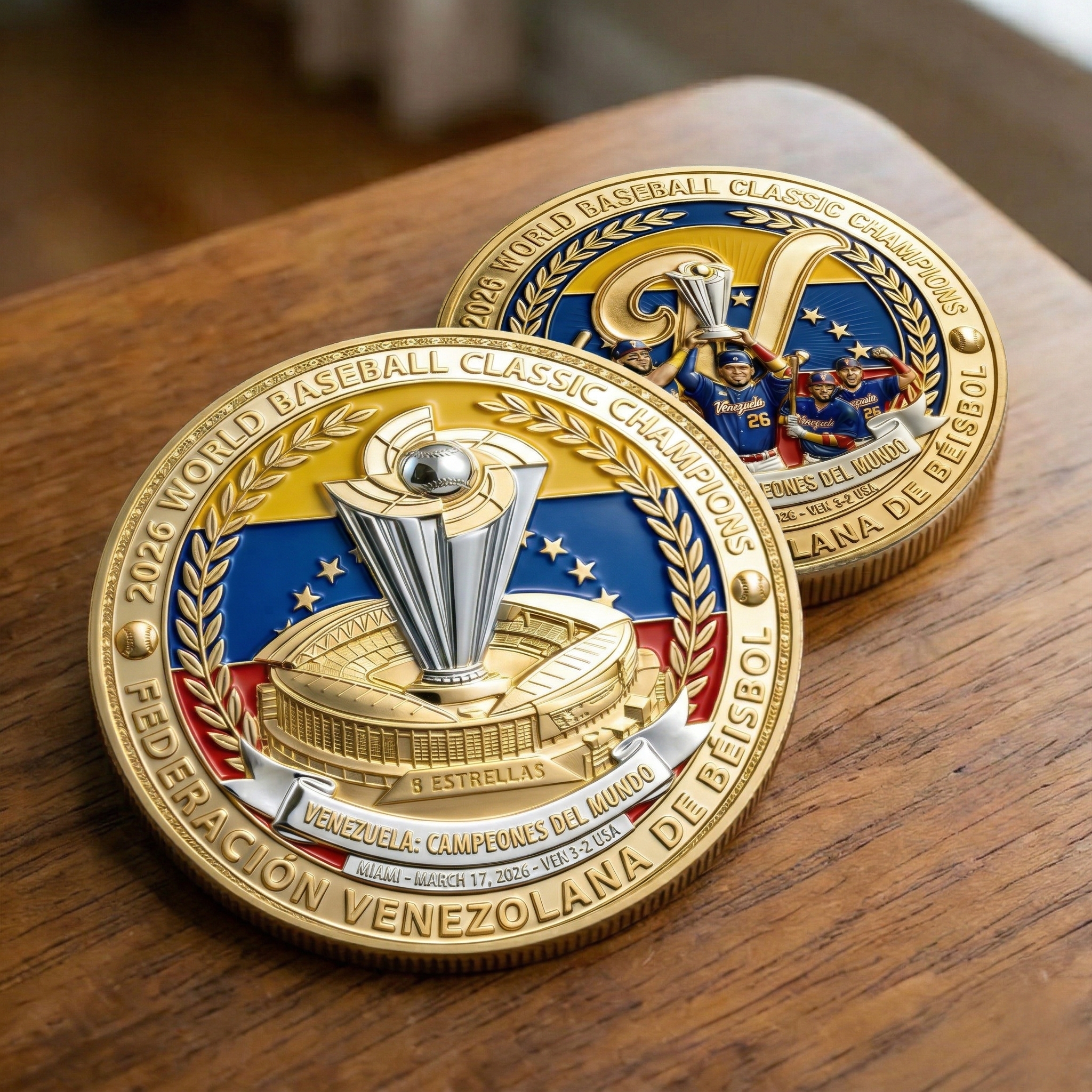 2026 Venezuela WBC Champions Commemorative Coin