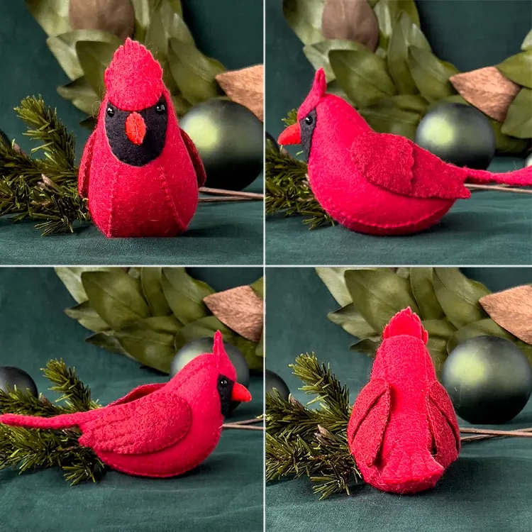 🎄CHRISTMAS ON SALE🎄Cardinal Arnold DIY Felt Kit