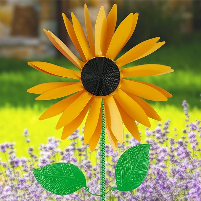 Sunflower Windmill Wind Spinners