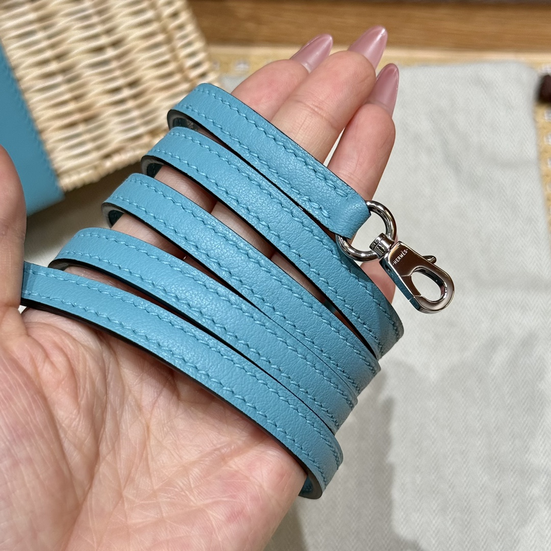 Hermès Kelly Picnic p3Bleu De Nord (Handmade to order)