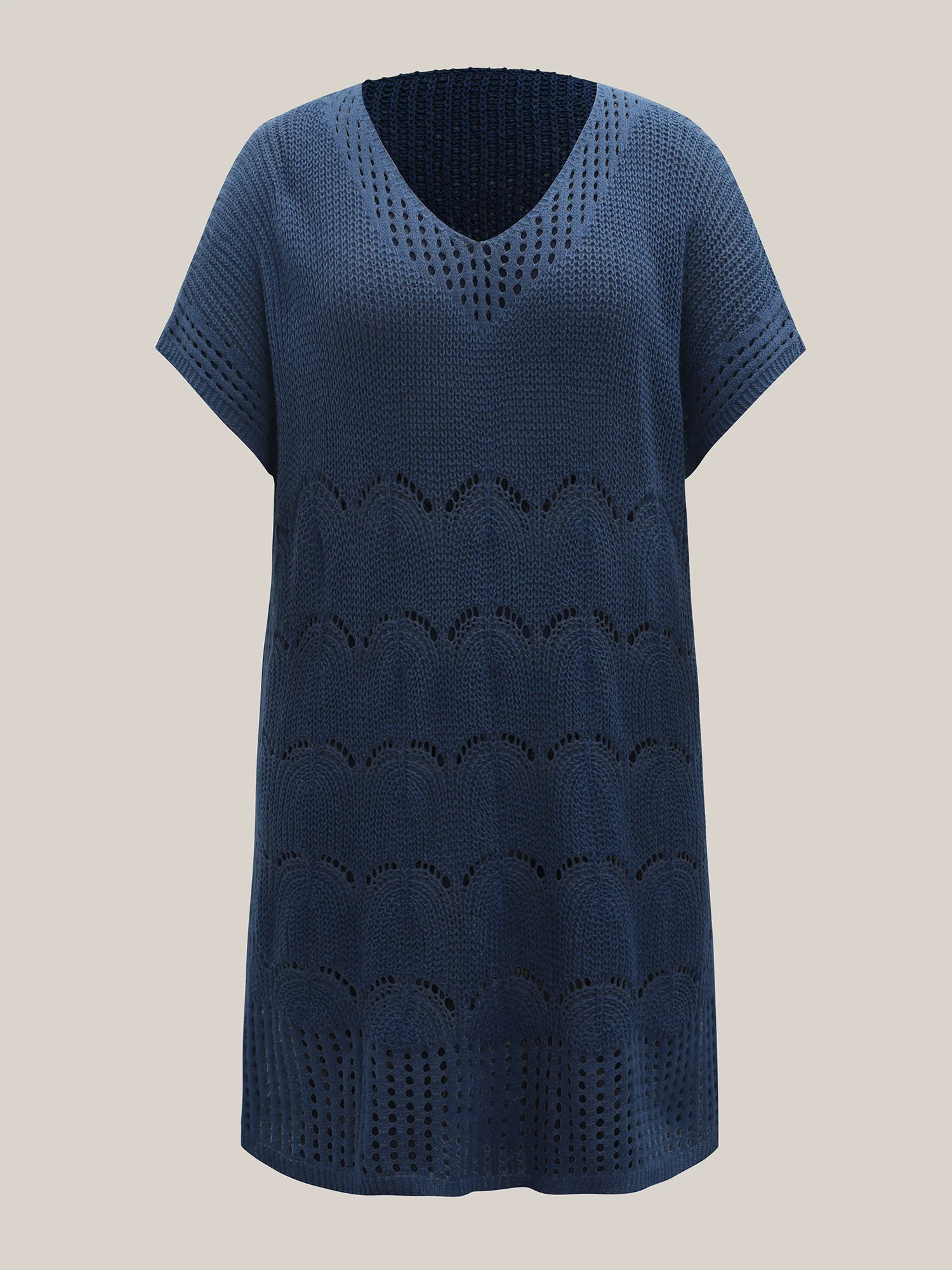 Side Slit Cut-Out Swim Cover-Up