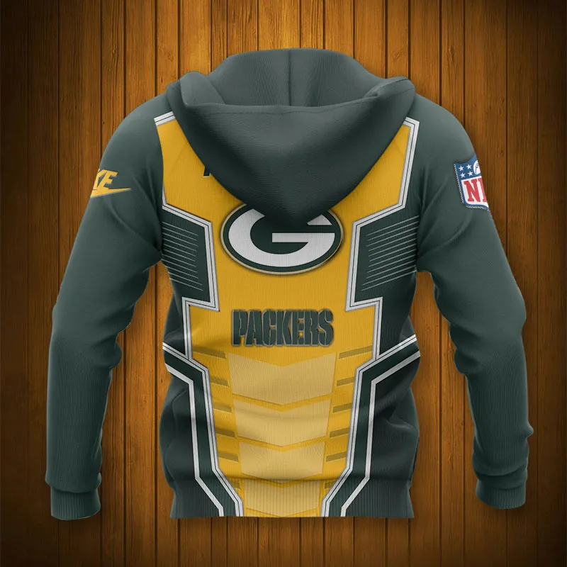 GREEN BAY PACKERS 3D HOODIE TTB4310