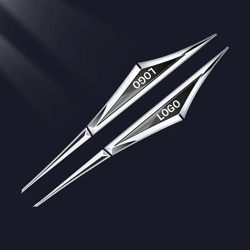 Universal 3D Blade Fender Side Marker Body Fender Decoration (2PCS)