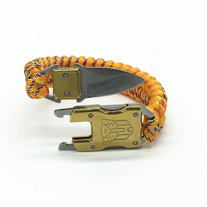 Outdoor Survival Paracord Bracelet Knife