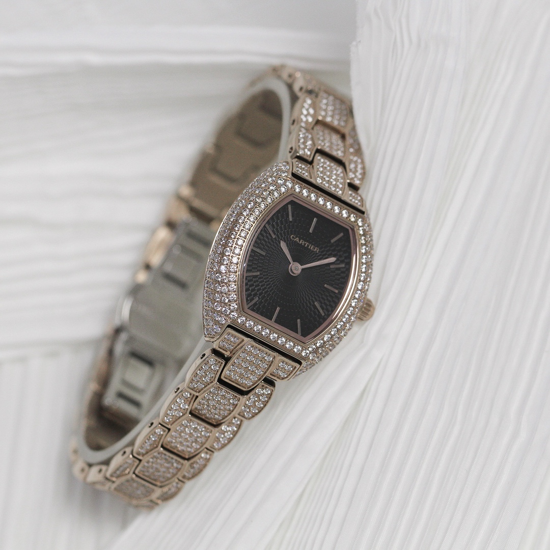 Cartier Gypsophila - Mini lady tonneau watch