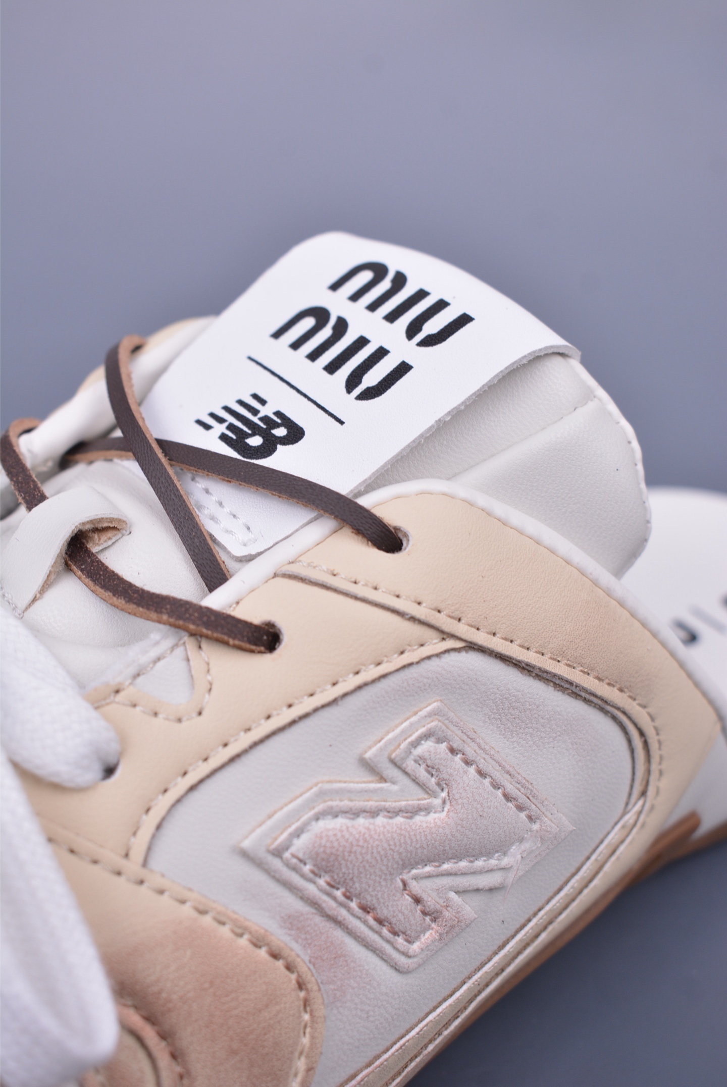 Miu Miu x New Balance 530 SL Faded Suede Mules 