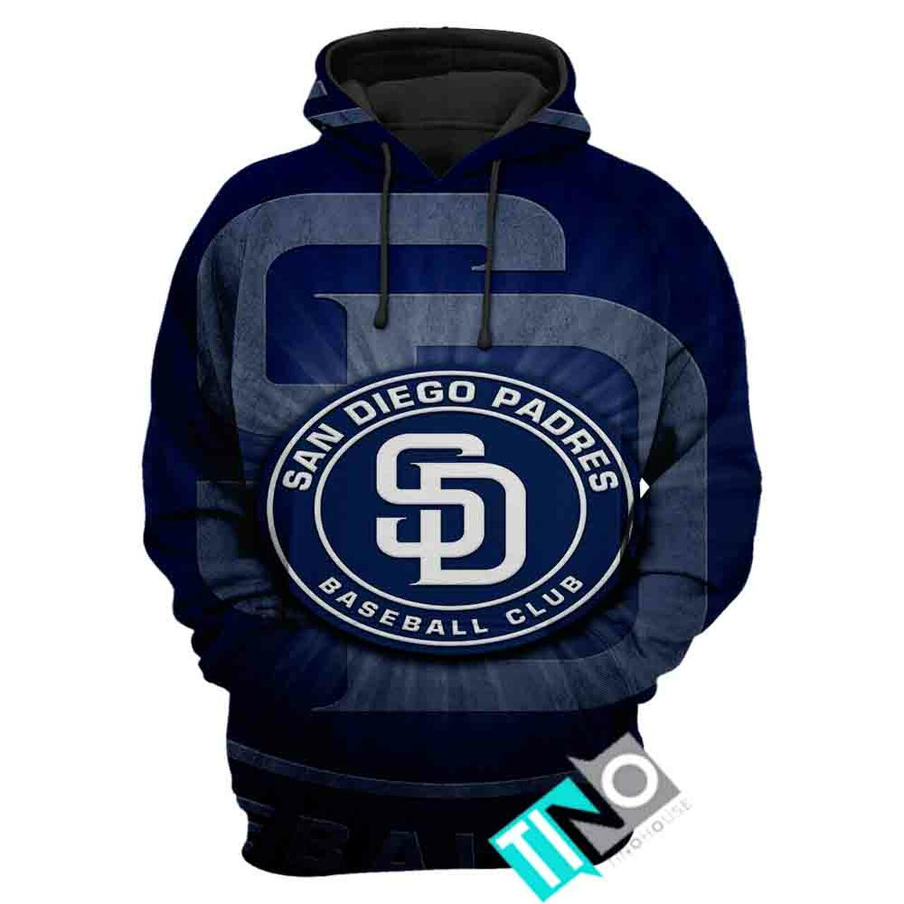 SAN DIEGO PADRES 3D CASUAL HOODIE 101