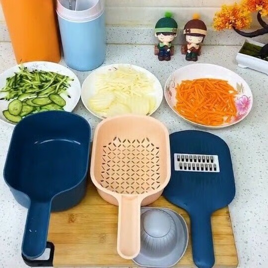 🔥Multifunctional Cutting Tool🔥4-in-1 Vegetable Cutter and Grater