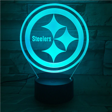 PITTSBURGH STEELERS 3D LED LIGHT LAMP