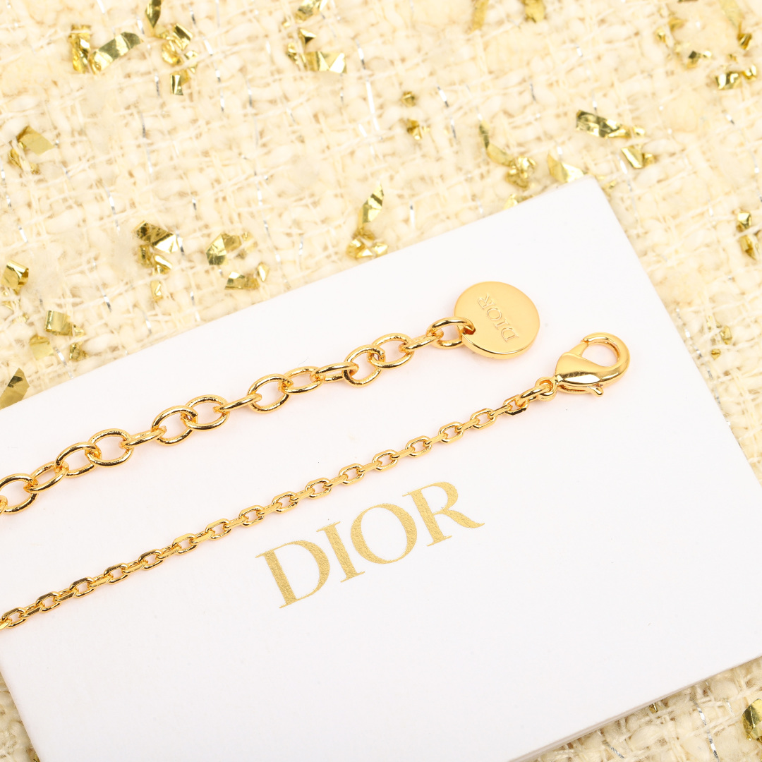 Dior CD chain necklace