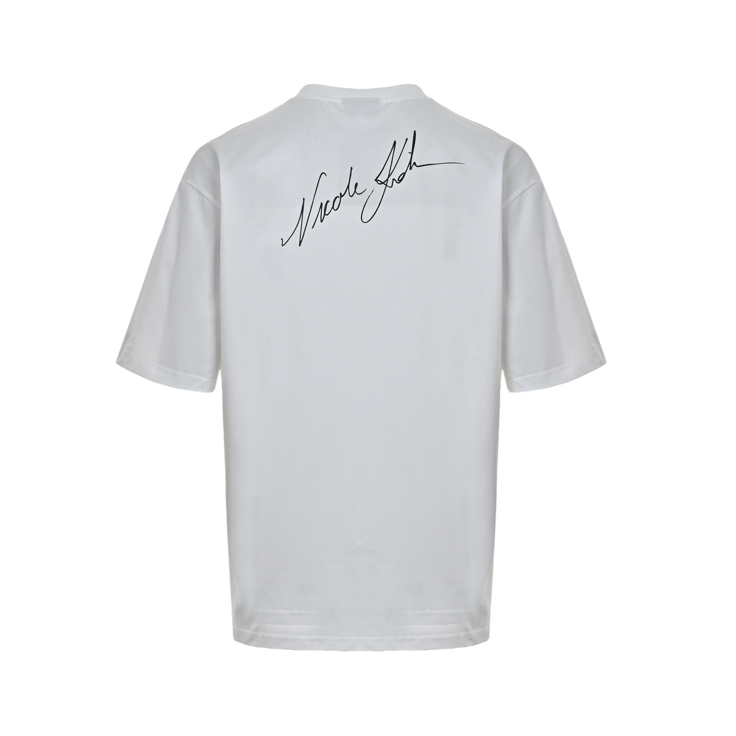 Balenciaga NICOLE Artwork Art Signature Print Short Sleeve
