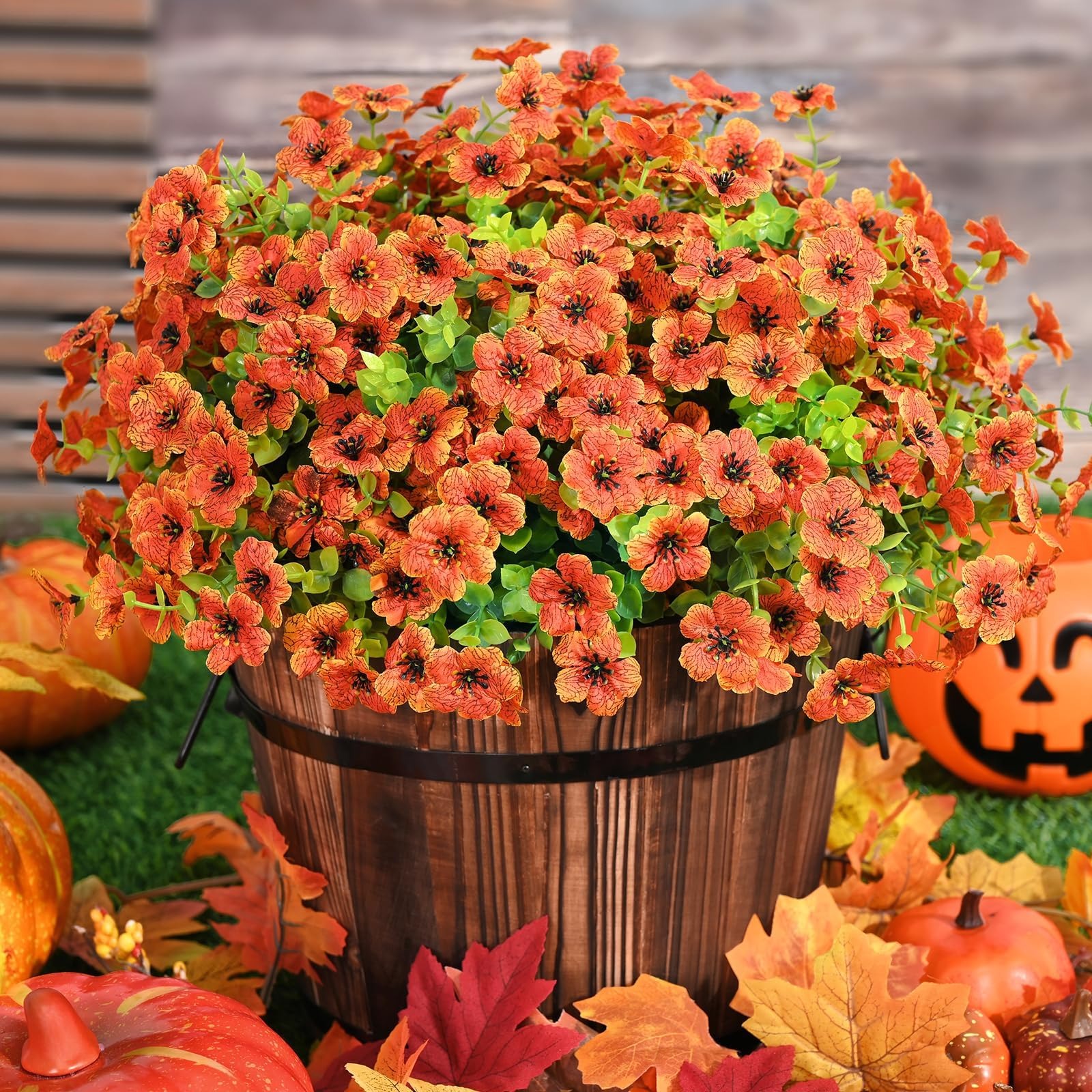 🏆Last Day 49% OFF⚡Artificial Fall Flowers UV Resistant Fake Outdoor Plants