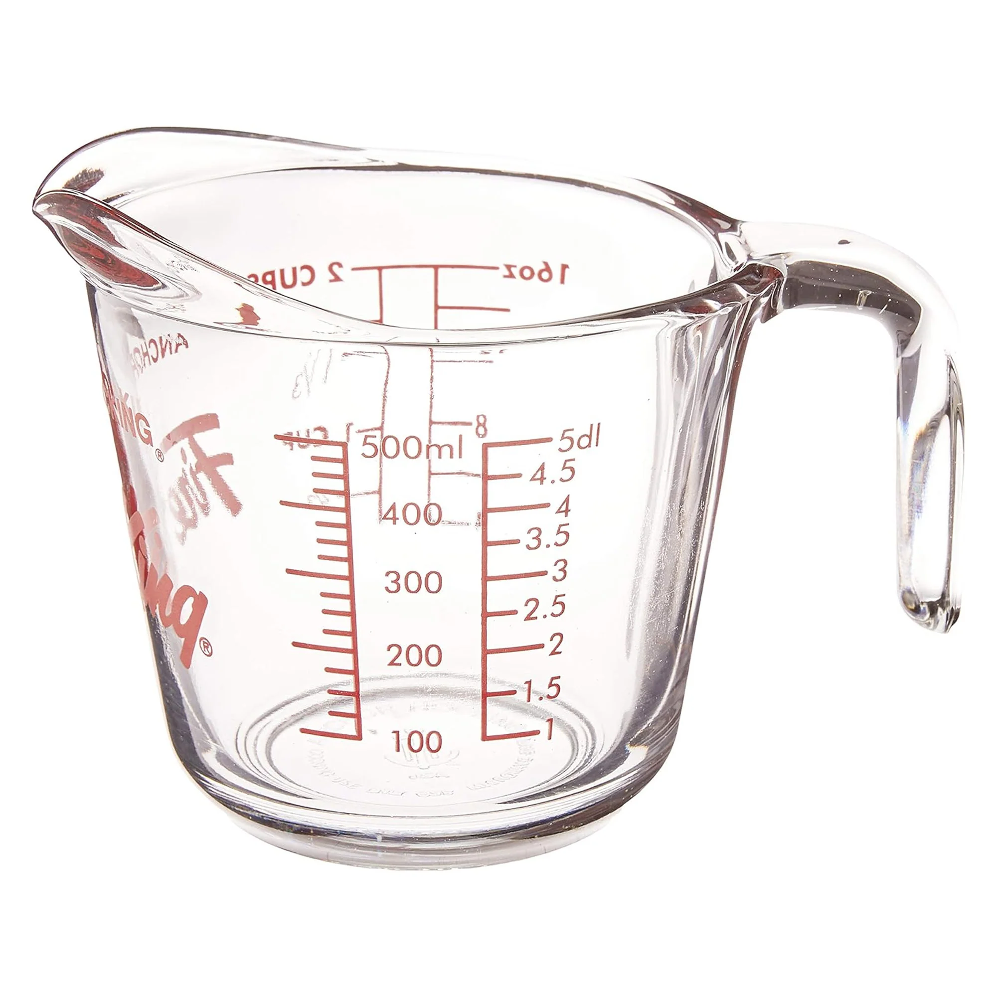 Anchor Hocking Fire-king Glass Measuring Cup, 16 Ounces