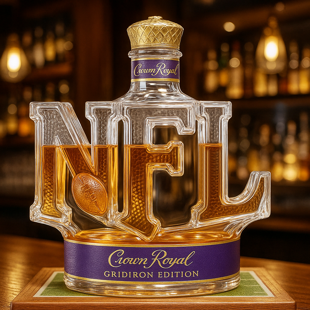 National Football League Whiskey Bottle