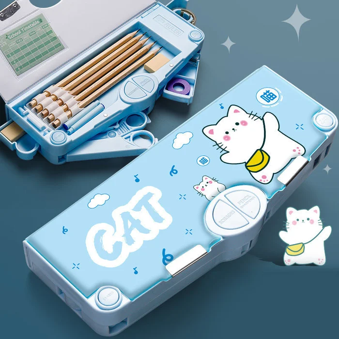 (🔥Last Day Promotion-SAVE 50% OFF)🌟2023 New Upgrade Multifunctional Stationery Box-BUY 2 GET FREE SHIPPING!