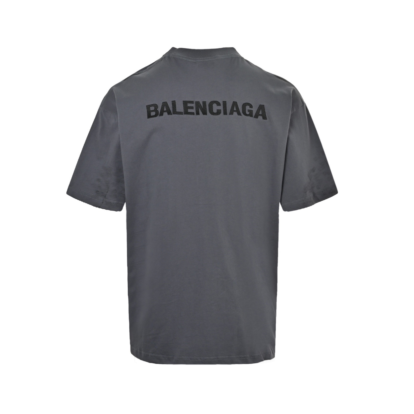 Balenciaga 25ss front and back logo embroidered short sleeves