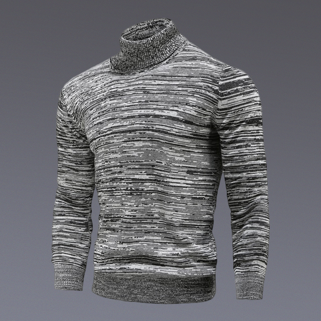Casual Slim-Fit Turtleneck