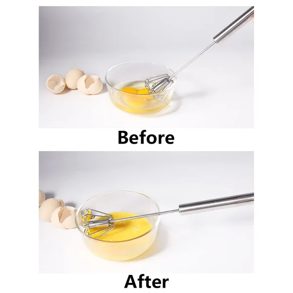 Food Grade Stainless Steel Egg Beater🔥（Special sale last day）