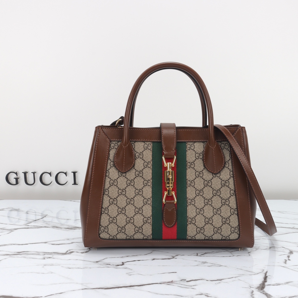 Gucci push lock medium tote bag 649016 HUHHG 8565