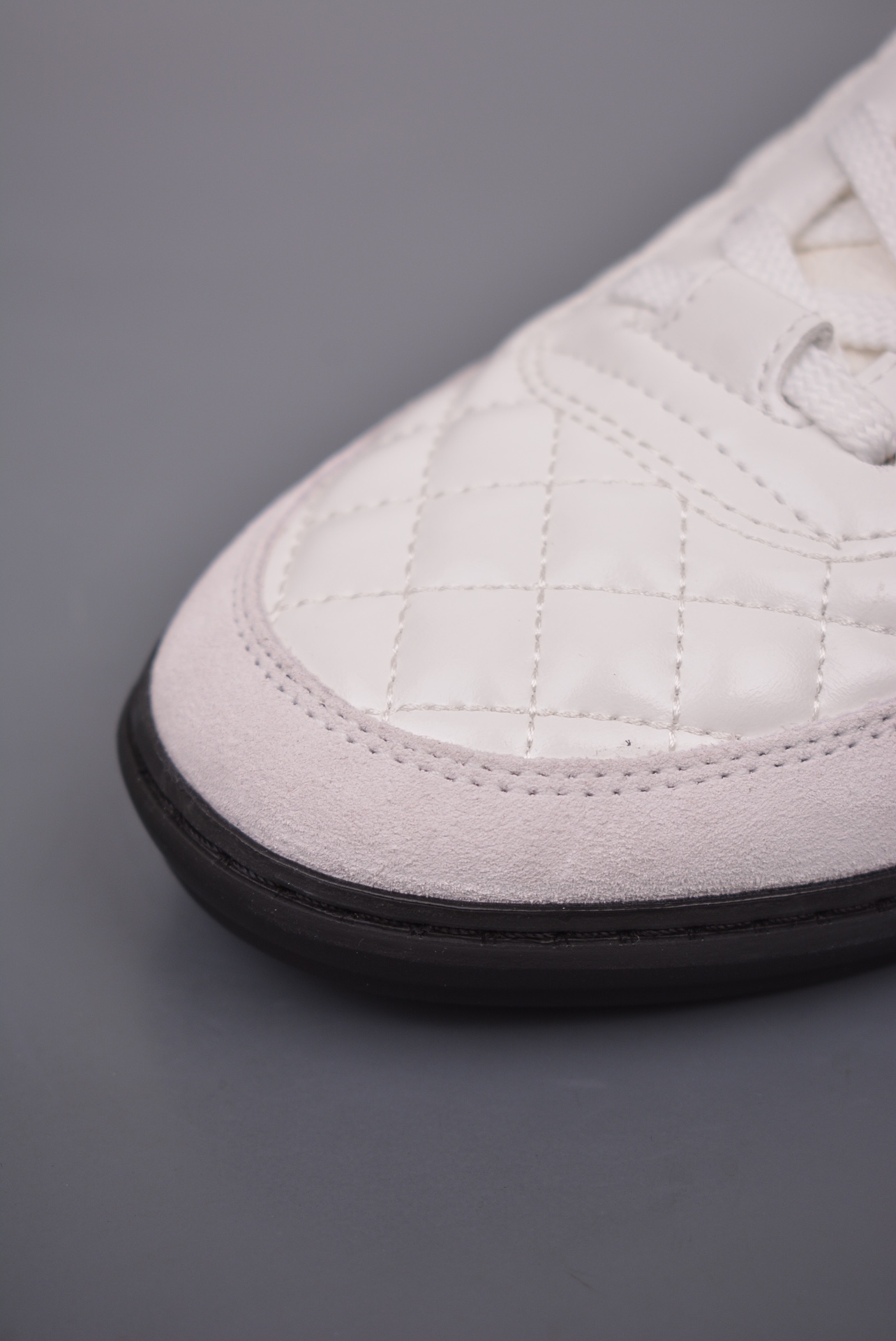 Chanel A23 CC Quilted Trainers Sneaker White