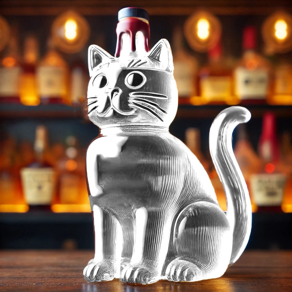 Funny Cat Bottle