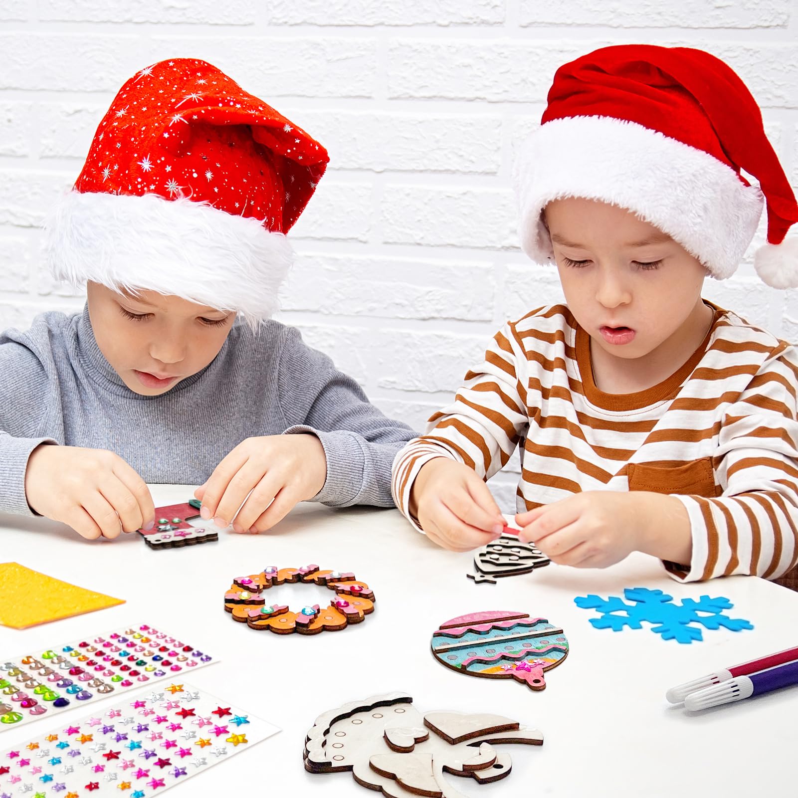 🎄DIY Unfinished Wood Hanging Ornaments💖