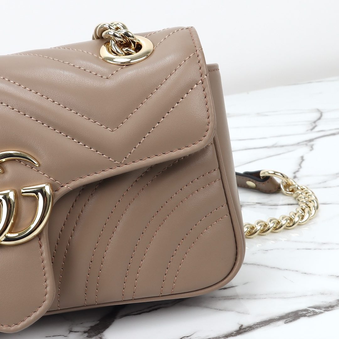 Gucci GG Marmont small shoulder bag 446744 AAER0 1523