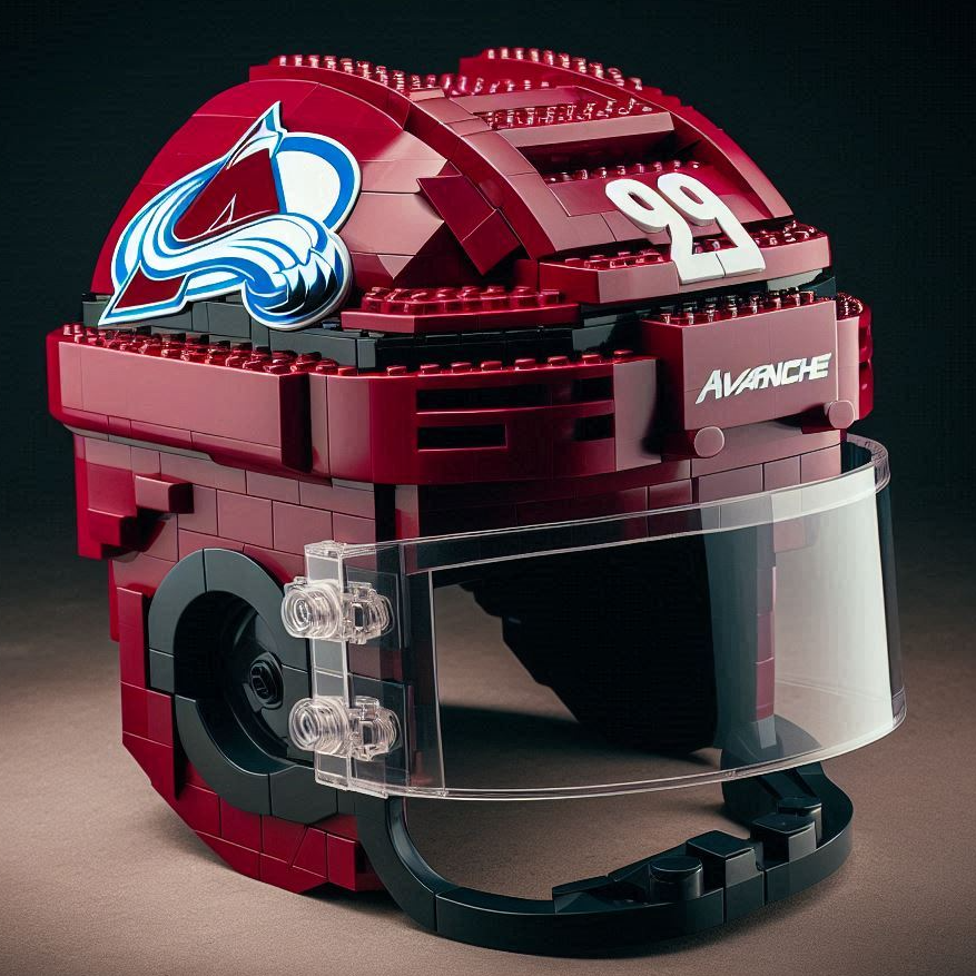 NHL LEGO Building Block Helmet