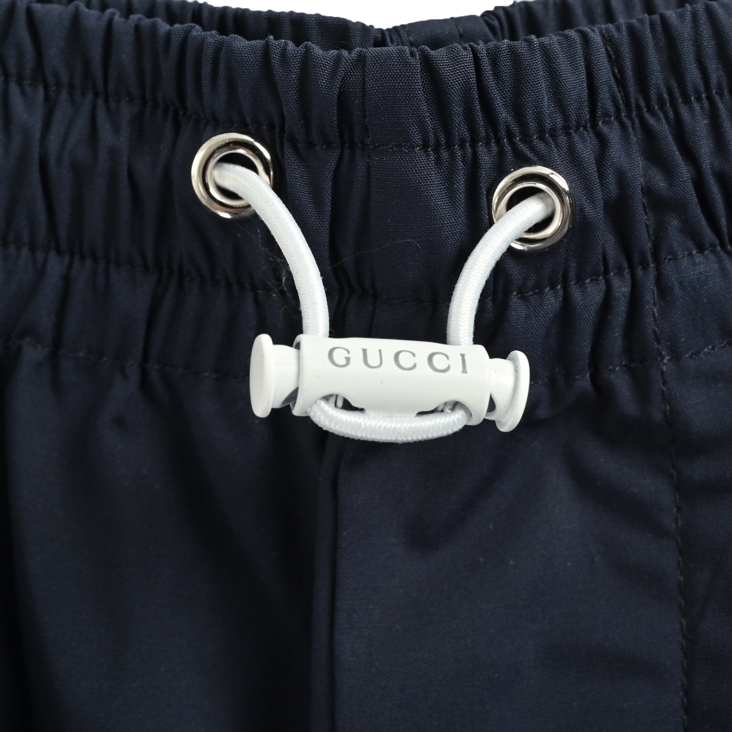 Gucci 25ss back white label poplin shorts