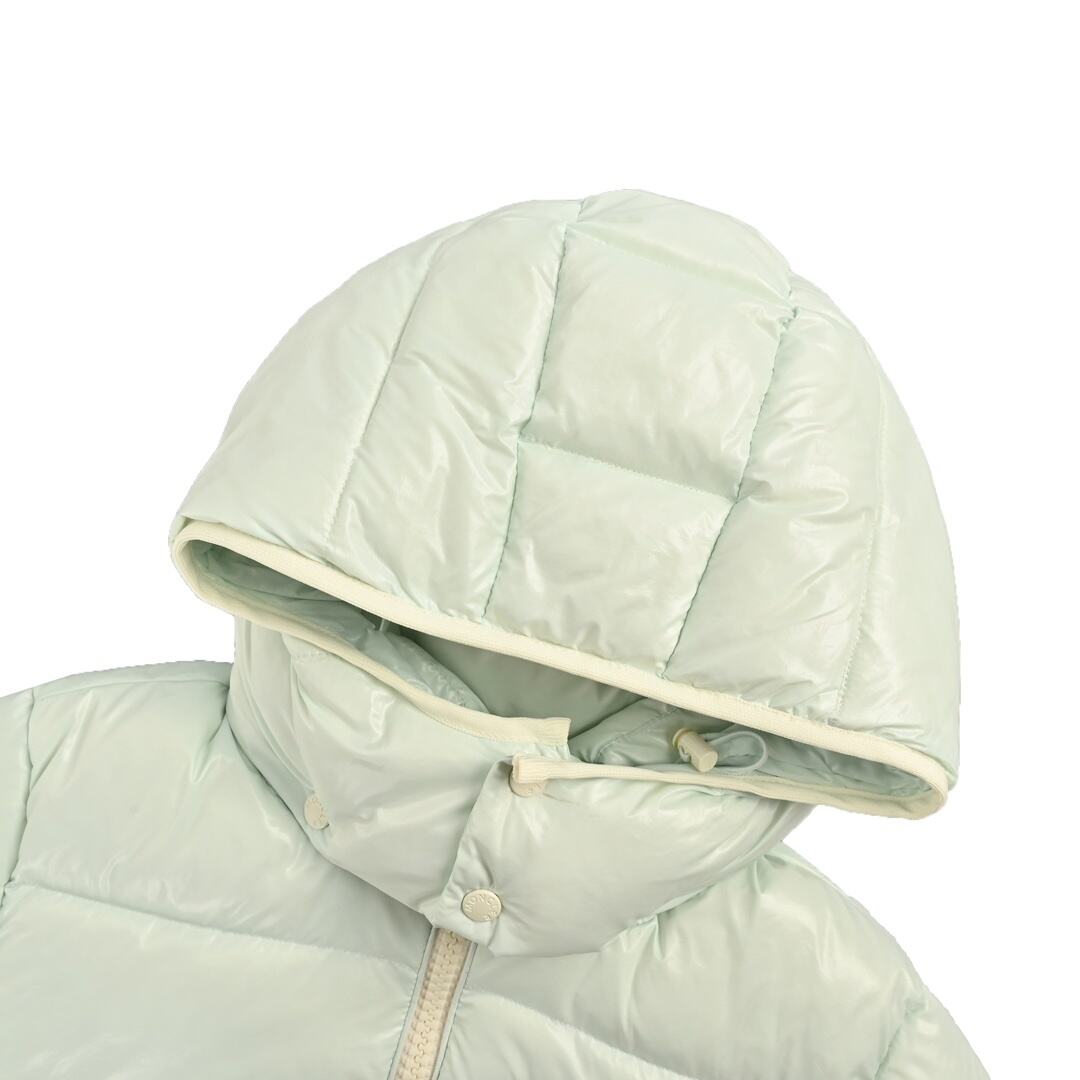 Moncler Women's Andro Detachable Hooded Short Shiny Down Jacket