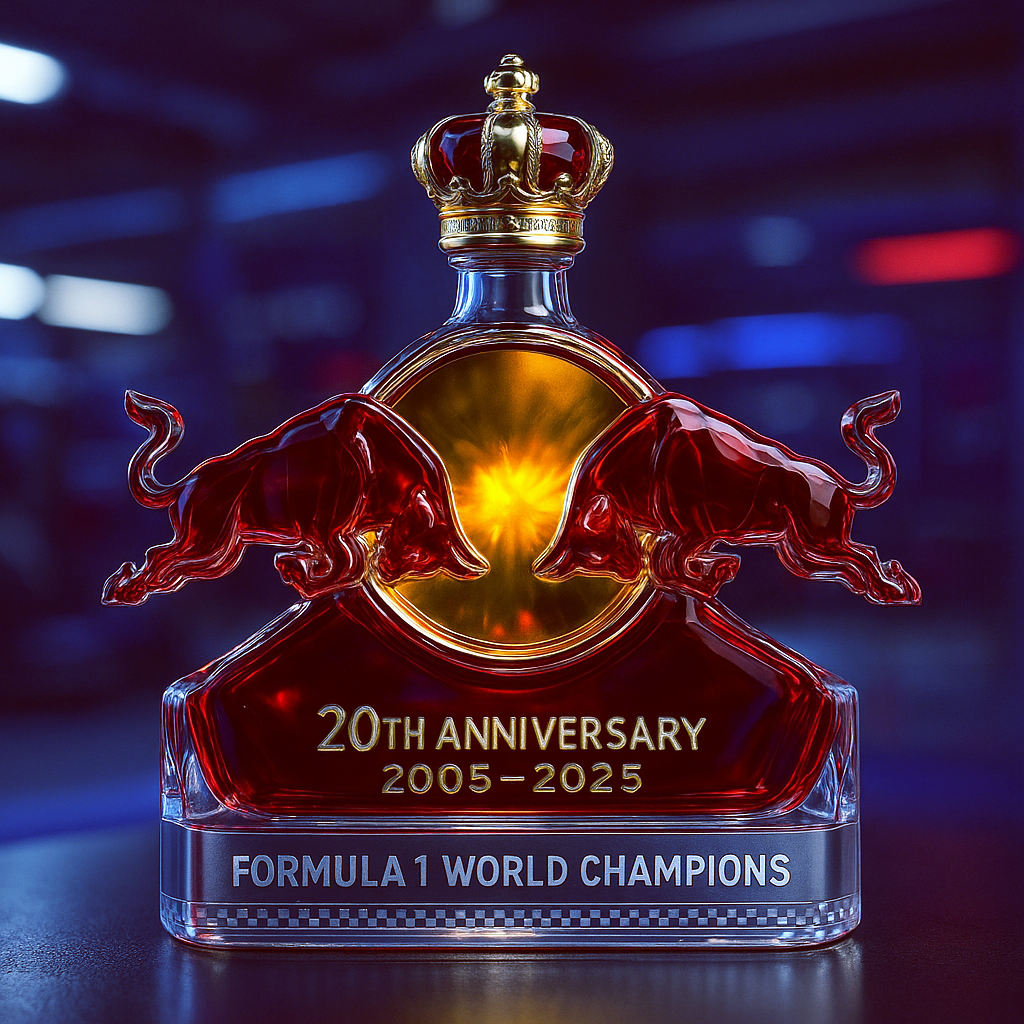 F1 Racing Whiskey Bottle