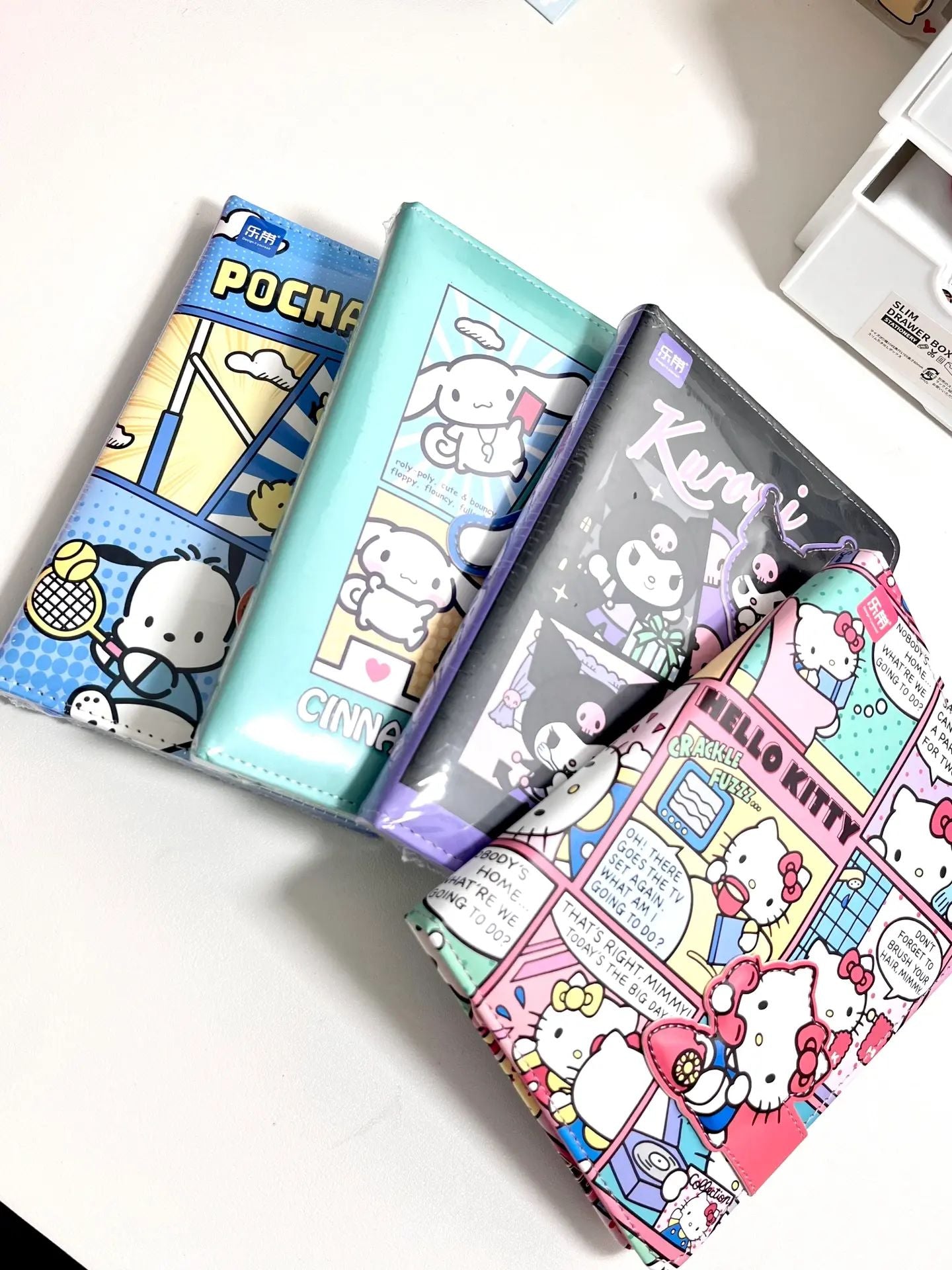 Sanrio Magnetic Clasp Notebook( B5, 6.9x9.8 Inches, 96 Lined Pages)|Diary Personal Journal for Women  Office School Supplies