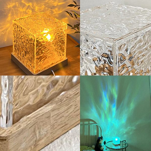 (🌲XMAS Hot Sale- 50% OFF)Dynamic water ripple night light-BUY 2 GET 3% OFF FREE SHIPPING