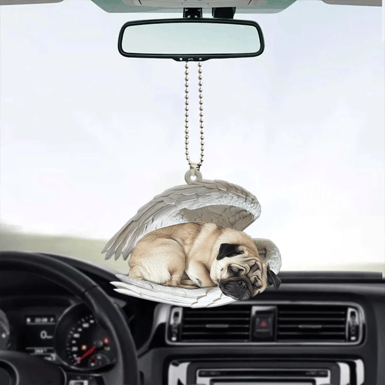 Dog Sleeping Angel Ornament | Dog Lovers Gift