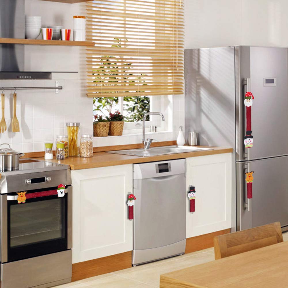(🔥Christmas Hot Sale-50% OFF)Christmas Kitchen Handle Door Covers