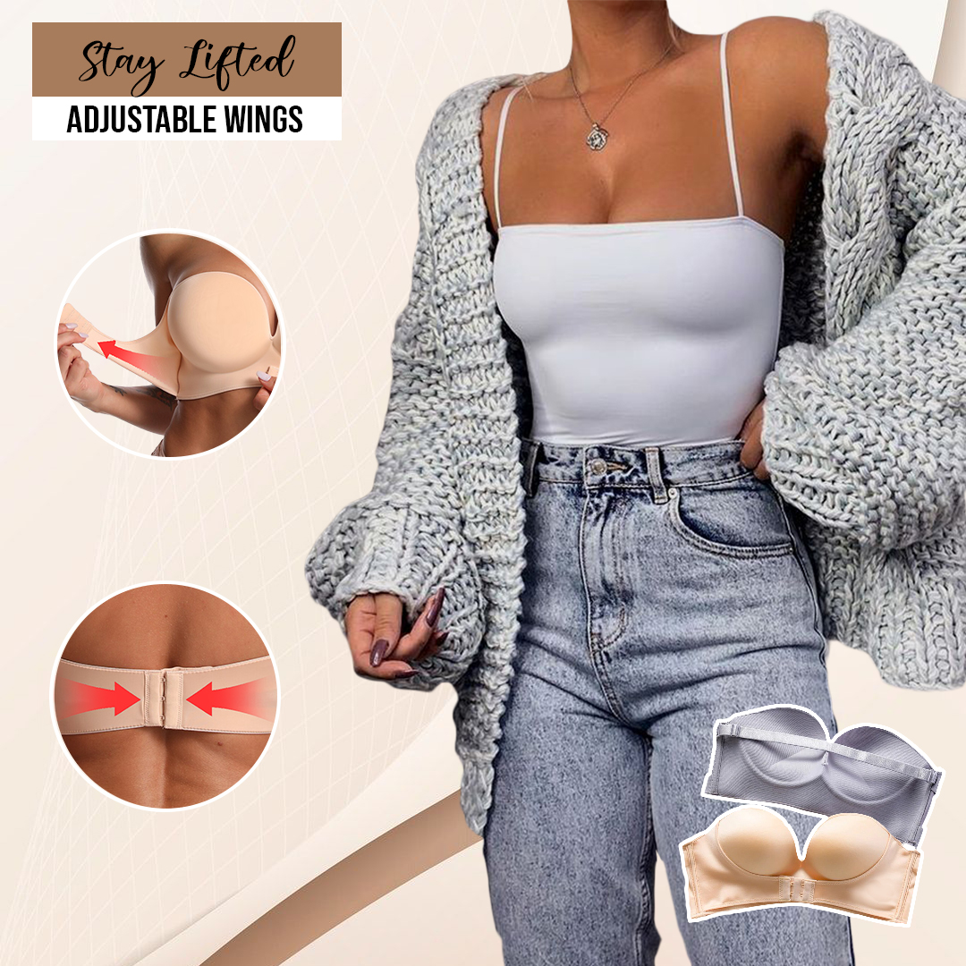 (🔥Last Day Promotions-50% OFF)Front Buckle Strapless Adjustable Bra-BUY 3 FREE SHIPPING