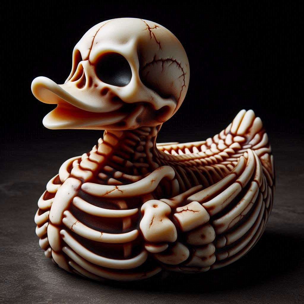 Skull Rubber Duck
