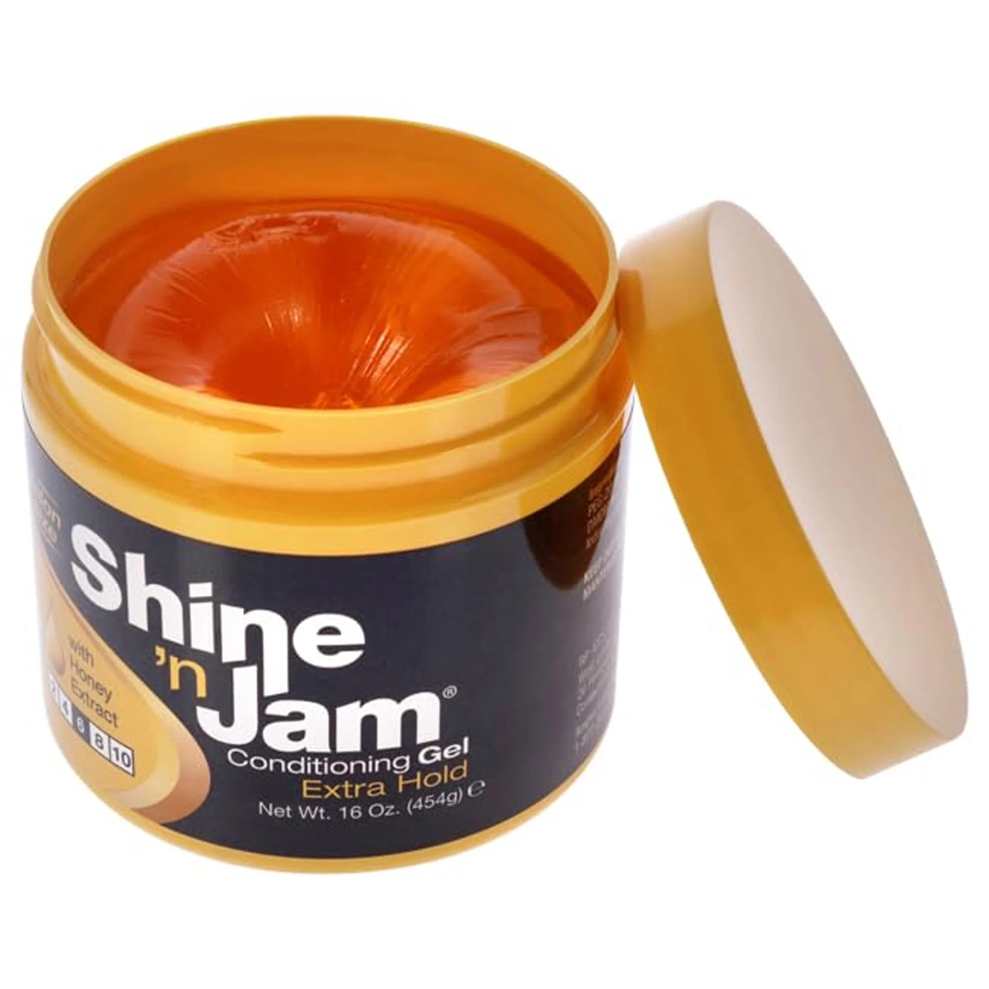 Shine 'n Jam Conditioning Gel Extra Hold for Braids, Twists, and Frizz Control, 16 Ounce