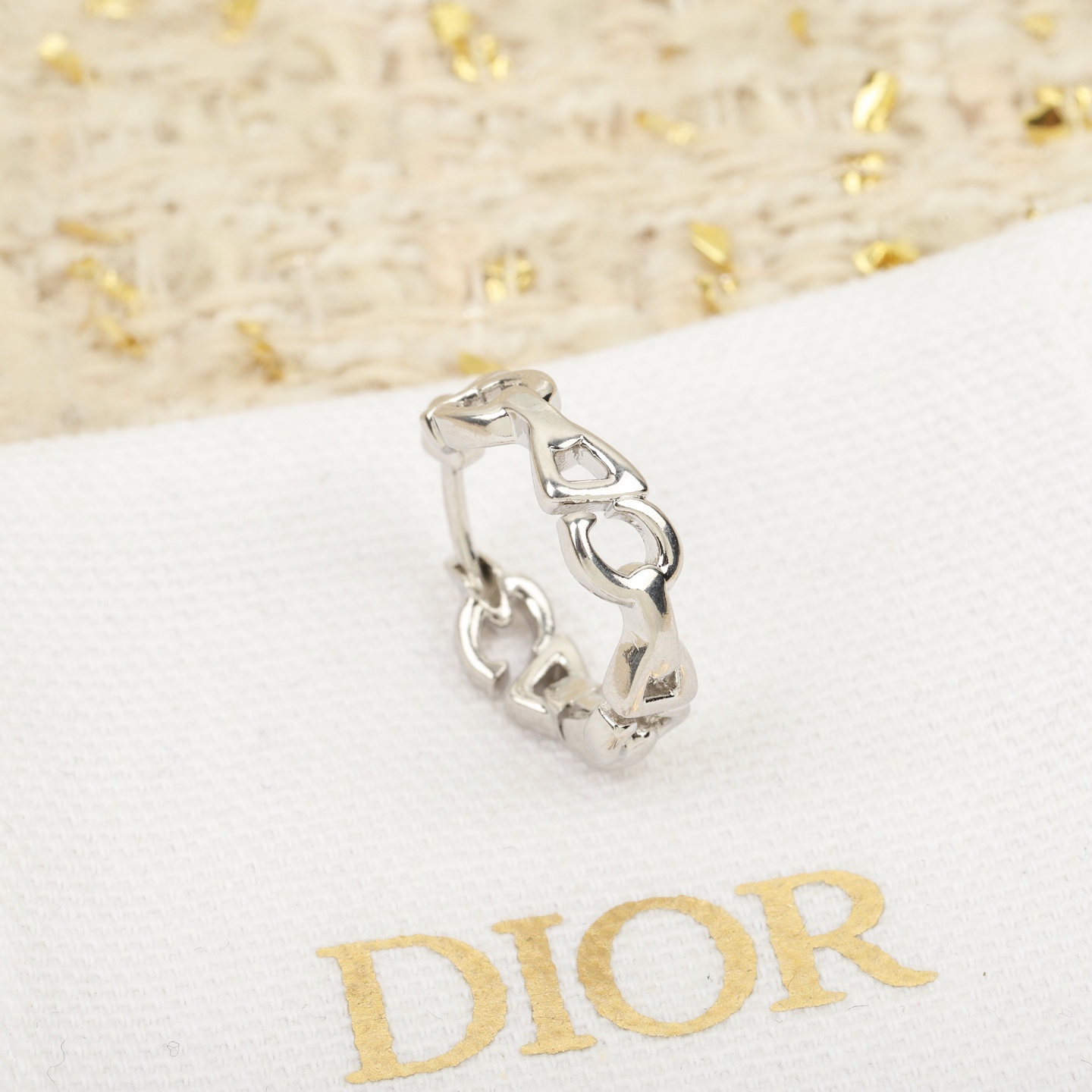 Dior CD three-piece earrings