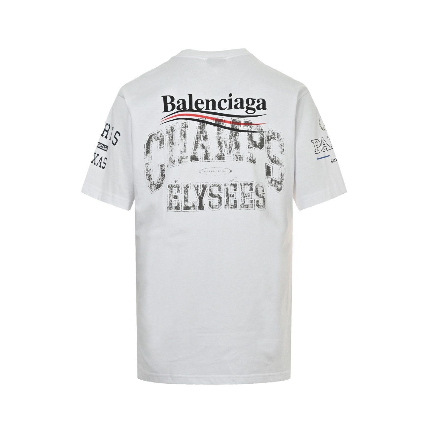 Balenciaga 25ss Valentine's Day collection heart and letter print short sleeves