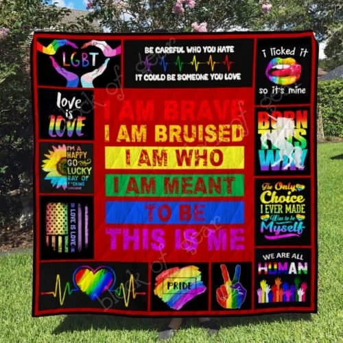 LGBT Pride. This Is Me Quilt Blanket