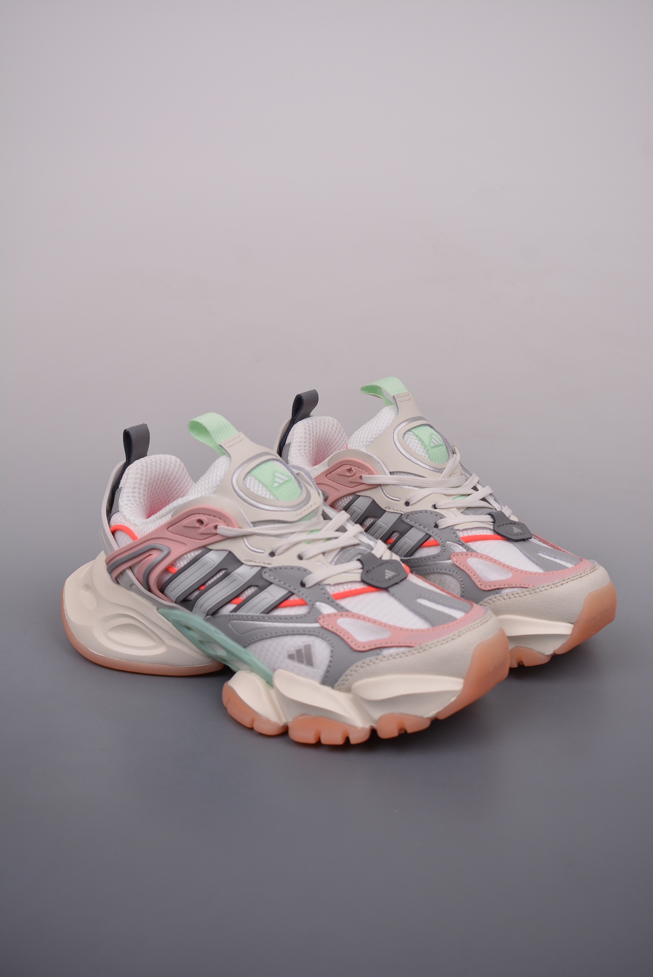 Adidas XLG Runner Deluxe off-white peach pink jade green IH7797