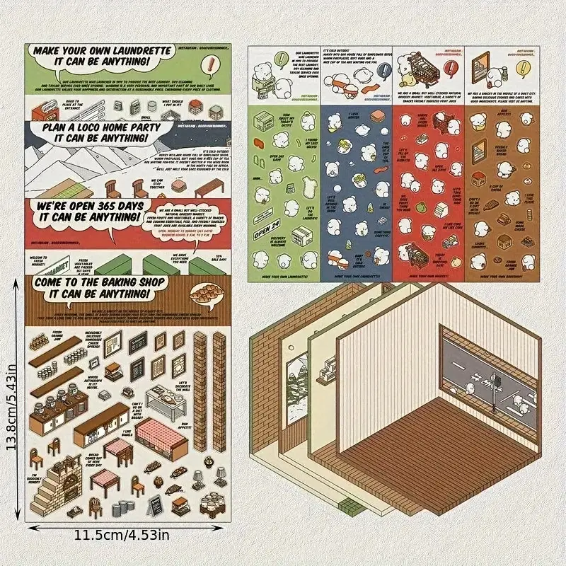 On Sale🔥Three Dimensional Scene Stickers