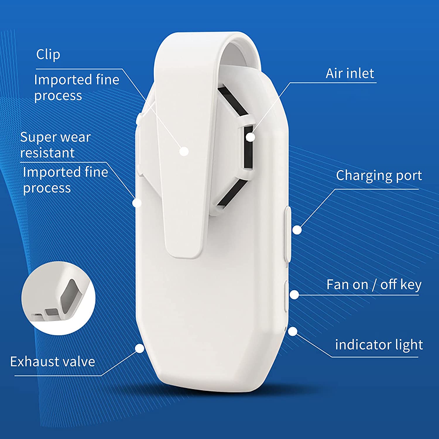 【HOT SALE-50% OFF】Mask fan--Breathe Cooler Wearable Air Purifier